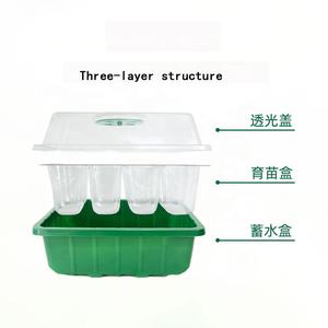 POTS de <span class=keywords><strong>semis</strong></span> en <span class=keywords><strong>plastique</strong></span> à 12 trous, ensembles de trois pièces de plateaux de <span class=keywords><strong>semis</strong></span>, boîtes de <span class=keywords><strong>semis</strong></span> de <span class=keywords><strong>semis</strong></span> succulentes, plateaux de <span class=keywords><strong>semis</strong></span> isolés - Product Image 4