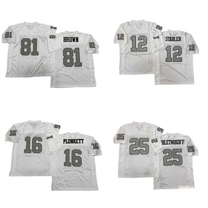 Maglia da Rugby Vintage da Uomo con Cuciture Stile Retrò Marcus Allen Bo Jackson Lester Hayes Ronnie Lott Otis Sistrunk S-3XL Spedizione Veloce - Product Image 1