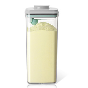Factory Wholesale clear Plastic Milk Powder Pop <strong>up</strong> Airtight Storage Container Baby Food sealed Storage Bins <strong>Boxes</strong> <strong>Sets</strong> - Product Image 1