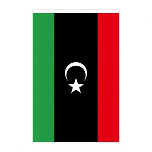 Libya Libyan ธงสายผ้าโพลีเอสเตอร์ทรงสี่เหลี่ยมสำหรับแบนเนอร์ทุกสภาพอากาศ - Product Image 2