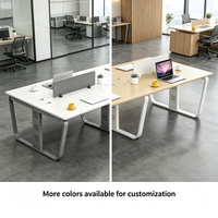 Mobilier de bureau modulaire au design moderne, bureau de travail et table de bureau pour les espaces de travail ouverts