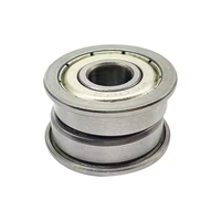 Acier au chrome protégé par roulement à billes de roulement de bride de F6801ZZ 12x21x5mm pour les machines/pompes industrielles