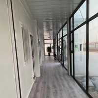 Maison préfabriquée moderne à assemblage rapide Maison duplex Matériau ignifuge Maisons de conteneur modulaires détachables pour bureau temporaire