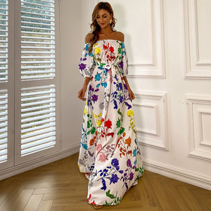 MF Bodycon Lace Chiffon Sexy Backless Floor-Length Gown Summer Party Women's <b>Dress</b> - Product Image 1