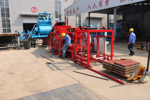 QTJ4-18 lồng vào nhau khối xi măng Maker Máy rỗng khối bê tông đúc gạch làm máy móc - Product Image 5