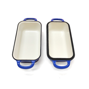 Molde para Pan de <span class=keywords><strong>Hierro</strong></span> <span class=keywords><strong>Fundido</strong></span> <span class=keywords><strong>Esmaltado</strong></span> con Doble Asa, Ideal para Hornear en Casa y Pan Casero - Product Image 3