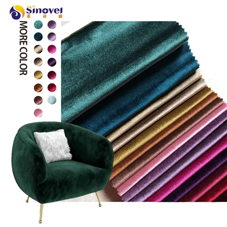 New desgin home textile 100% polyester fancy Italy velvet fabric roll sofa waterproof italian velvet fabric