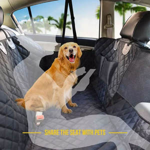 SUNNUO-Funda impermeable para asiento de coche, funda antideslizante para asiento trasero de perro con ventana de malla - Product Image 2