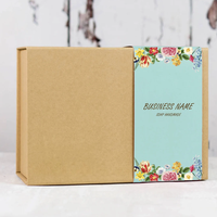 Manchon d'emballage personnalisé SHINY en matériaux recyclés pour boîtes cadeaux, chaussettes et tasses à café - Couleur et taille personnalisées