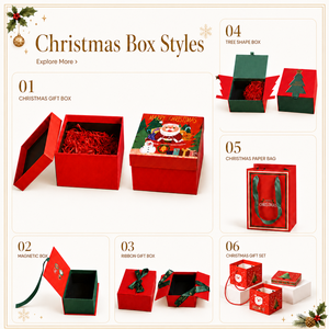 <strong>Christmas</strong> Double-Door Magnetic Rigid Gift <strong>Box</strong> With Ribbon Closure, Custom Luxury Holiday Packaging Direct From Our Factory - Product Image 4