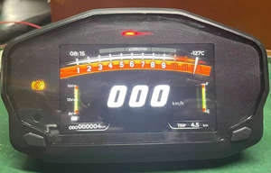 INSTRUMEN MOTOR TFT BARU UNIVERSAL untuk SEMUA KENDARAAN DAPAT MENETAPKAN DATA VERSI CHINA/INGGRIS 1/2/4 Silinder SPEDOMETER MOTOR - Product Image 2