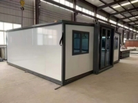 Maison mobile préfabriquée extensible sur mesure de 40 pieds ou 20 pieds, conteneur habitable, 4 chambres, structure en acier préfabriquée, maison portable