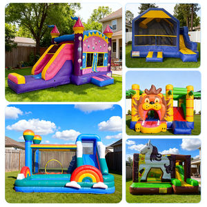 Castillo Inflable Personalizable con Tobogán, Color Princesa, Certificado CE, Garantía de 3 Años, para Uso Comercial en Exteriores - Product Image 5