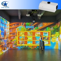 STAR PLAYER Logiciel de projection murale interactive holographique 3D à 360 degrés, éducation complète, résolution 1024x768, Windows/Android