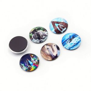 Premium Bulk Photo Art Dome Personalized Logo Promotional Souvenir Crystal <b>Fridge</b> Magnet - Product Image 5
