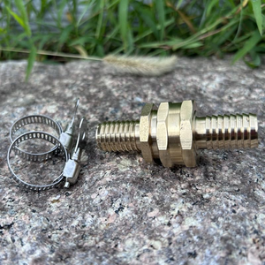 Adattatore Girevole in Ottone Resistente per Tubo da Giardino 5/8 Barb X 3/4 <span class=keywords><strong>GHT</strong></span> per Sistemi di Irrigazione - Product Image 3