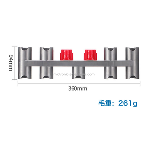 Support de rangement mural à <span class=keywords><strong>9</strong></span> trous pour accessoires d'aspirateur Dysons V7 V8 V10 V11 - Product Image 4