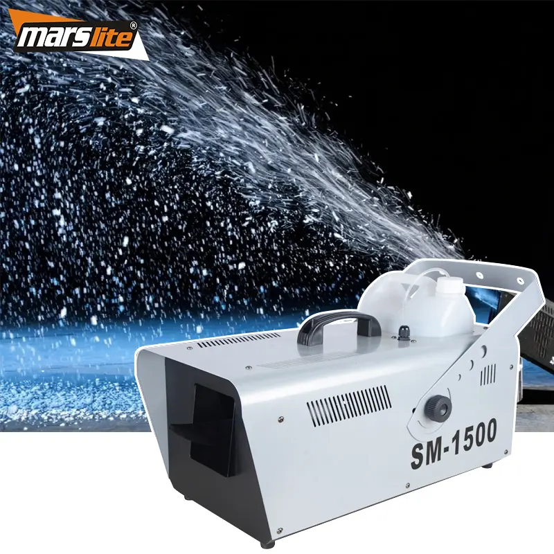 Marslite 1500w Dj kar makinesi parti sahne küçük yapay kar yapma makinesi