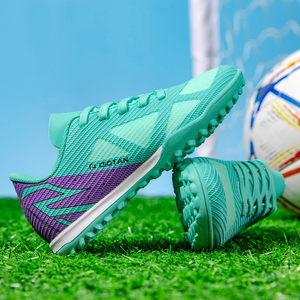 <span class=keywords><strong>Scarpe</strong></span> <span class=keywords><strong>da</strong></span> <span class=keywords><strong>Calcio</strong></span> con <span class=keywords><strong>Tacchetti</strong></span> per Bambini Direttamente dalla Fabbrica Zhen |   Tomaia in PU Unisex con Suola in Gomma |   <span class=keywords><strong>Scarpe</strong></span> <span class=keywords><strong>da</strong></span> <span class=keywords><strong>Calcio</strong></span> per Tutte le Stagioni |   Accetta - Product Image 2