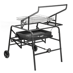 Parrillas Grandes para Barbacoa al Aire Libre, para Jardín, Fiestas, Viajes, Cerveza, Carbón, Camping, con Rejilla Abatible - Product Image 2