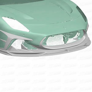 Labio de parachoques delantero de fibra de carbono seco de alta calidad para 2020-2023 <span class=keywords><strong>Maserati</strong></span> <span class=keywords><strong>MC20</strong></span> piezas de parachoques de coche estilo PT modificado actualizado - Product Image 3