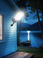 Lampe solaire tout-en-un pour rue, haute luminosité, étanche IP67, détecteur de mouvement, lampe solaire LED extérieure pour route, jardin, paysage