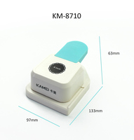 Machine à embosser et perforer le papier circulaire KAMEI KM-8710 avec un diamètre de trou de 1,5 pouces et plus de trous pour la production DIY