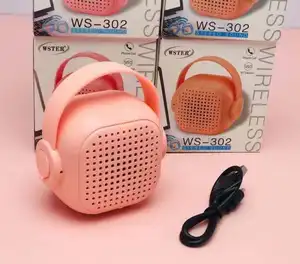 3W 500mah Promotional Gift WS302 Handbag Shape Mini BT Smart Outdoor Wireless Rock Phone Gaming Speakers