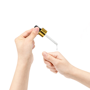 Tùy chỉnh <span class=keywords><strong>3ml</strong></span> 5ml 10ml rõ ràng Glass dropper chai lọ nhỏ với Pipette vàng đen bạc dropper Cap cho tinh dầu đóng gói - Product Image 4