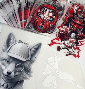 Autocollants DTF prêts à imprimer pour sacs, chapeaux, animaux de compagnie, motifs à repasser, transferts thermiques pour t-shirts, autocollants de style urbain - Product Image 1