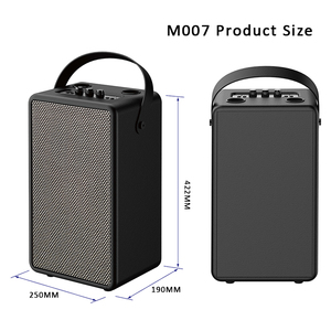 M006 M007 Enceinte Bluetooth Portable en Bois Style Vintage Caixa De Som Stéréo Haute Puissance avec Bluetooth pour Téléphone et Ordinateur Portable - Product Image 5