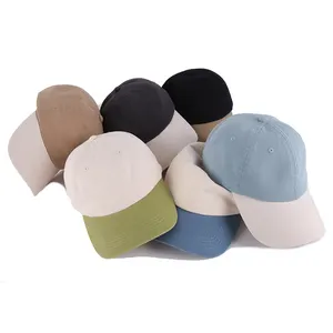 Cappello da Baseball di base di alta qualità all'ingrosso con Logo personalizzato in cotone 100% a 6 pannelli cappello papà