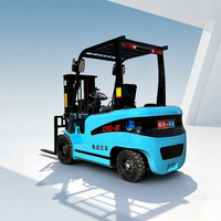 Chariot élévateur électrique à batterie de 3 tonnes à faible entretien, structure compacte pour le chargement de conteneurs
