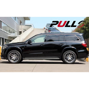 Convient pour <span class=keywords><strong>Mercedes</strong></span> Benz classe GL X166 2013-2015 mise à niveau vers GLS63 ancien au nouveau kit de carrosserie pare-chocs avant et arrière avec feux de capot à grille - Product Image 5