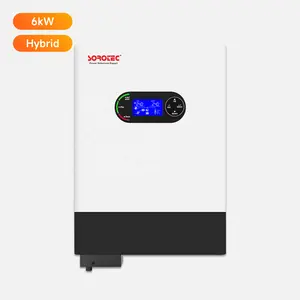 현물 SROTEC REVO HM 6kW 하이브리드 인버터 (MPPT 컨트롤러 포함) 순수 사인파 태양광 인버터