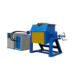 Energiebesparing Gear Rotary Staal Ijzer Koper Messing Aluminium Inductie Smelten Machine
