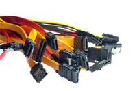 Disco duro para portátil 50mm SATA a conector IDC de 10 pines Cable Hdd con pestillo de bloqueo recto y enchufe de 90 grados