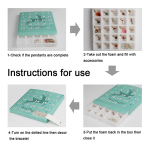 Navidad DIY Calendario <span class=keywords><strong>de</strong></span> Adviento para niños joyería calendarios <span class=keywords><strong>de</strong></span> Adviento 24 descuento el día <span class=keywords><strong>de</strong></span> Navidad los niños ciegos <span class=keywords><strong>de</strong></span> la Caja - Product Image 6