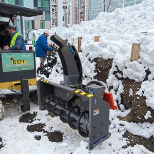 Chargeur en acier de dérapage au meilleur prix avec souffleuse à neige à vendre équipement de déneigement - Product Image 3