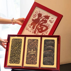 Alimento Tónico de Alta Gama, Orquídea Vénula Dorada, Ganoderma Lucidum, Dendrobium, Regalos para el Año Nuevo y el Festival de Medio Otoño para Ancianos y Amigos - Product Image 1