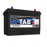 Nouvelle batterie de démarrage de voiture scellée TAB Polar5 12V 95Ah 850A par Vesna OE 59518 SAB Modèle 04020-VS100J