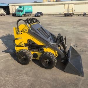 Mini chargeuse sur pneus à roues libres, moteur Kubota Euro 5, broyeur forestier, petite mini chargeuse sur pneus - Product Image 3