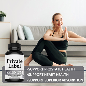 OEM Natural <strong>Selenium</strong> 200mcg Capsules Essential Vitamin for Adult Thyroid Health Complemented with Calcium Iron Zinc - Product Image 4