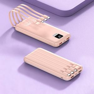 Banco de Energía Portátil de 10W, 10000MAH/20000MAH, con Cables Integrados, Pantalla LED Digital y Puertos USB Duales - Product Image 5