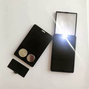 हाथ में आवर्धक कांच के साथ एलईडी प्रकाश के साथ जेब मिनी आयत पढ़ने आवेदन ताल का नेतृत्व किया - Product Image 2