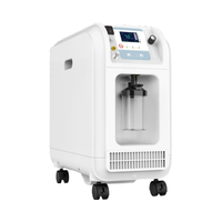 Concentrateur d'oxygène vétérinaire portable avec écran LCD, 93% PSA, générateur d'oxygène portable pour animaux de compagnie avec nébuliseur et moniteur SpO2