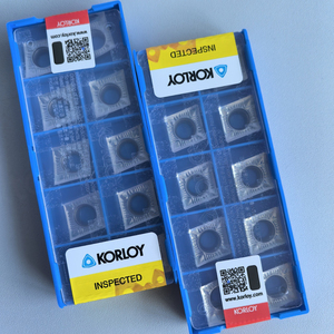 CCGT120404-AK H01 Korloys 45HRC Plaquettes en carbure de tungstène rhomboïdes en stock, outil de tournage pour tour CNC, 100% original, 1 an - Product Image 2
