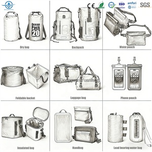 Le dernier sac étanche universel de grande taille pour téléphone portable rempli d'éponge sac sec flottant sac étanche - Product Image 5