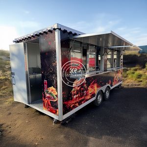 Remolque Combinado para Helados 2025 en Venta, Remolques de Comida para Barbacoa de Europa y China, Remolque de Comida Móvil con Cocina, Restaurante - Product Image 4