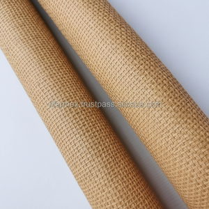 Papel Tapiz de Fibra Natural Hecho a Mano - Revestimiento de Pared de Primera Calidad para Hoteles - Product Image 1